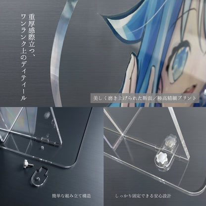 等身大アクリルスタンド 最大高さ1800mm 厚さ8mm 自立 大型 特大 名入れ アクリルパネル アクリルフィギュア イベント ライブ グッズ 推し活 展示会 ポップ 販促 店舗用 完全受注生産 Kyogakinenbi 名入れギフト専門店 キョウガキネン日