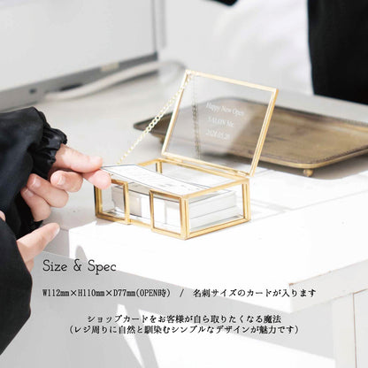 頂への黄金階段 ｜ 名入れ ゴールドフレーム カードケース 名刺サイズ Kyogakinenbi 名入れギフト専門店 キョウガキネン日